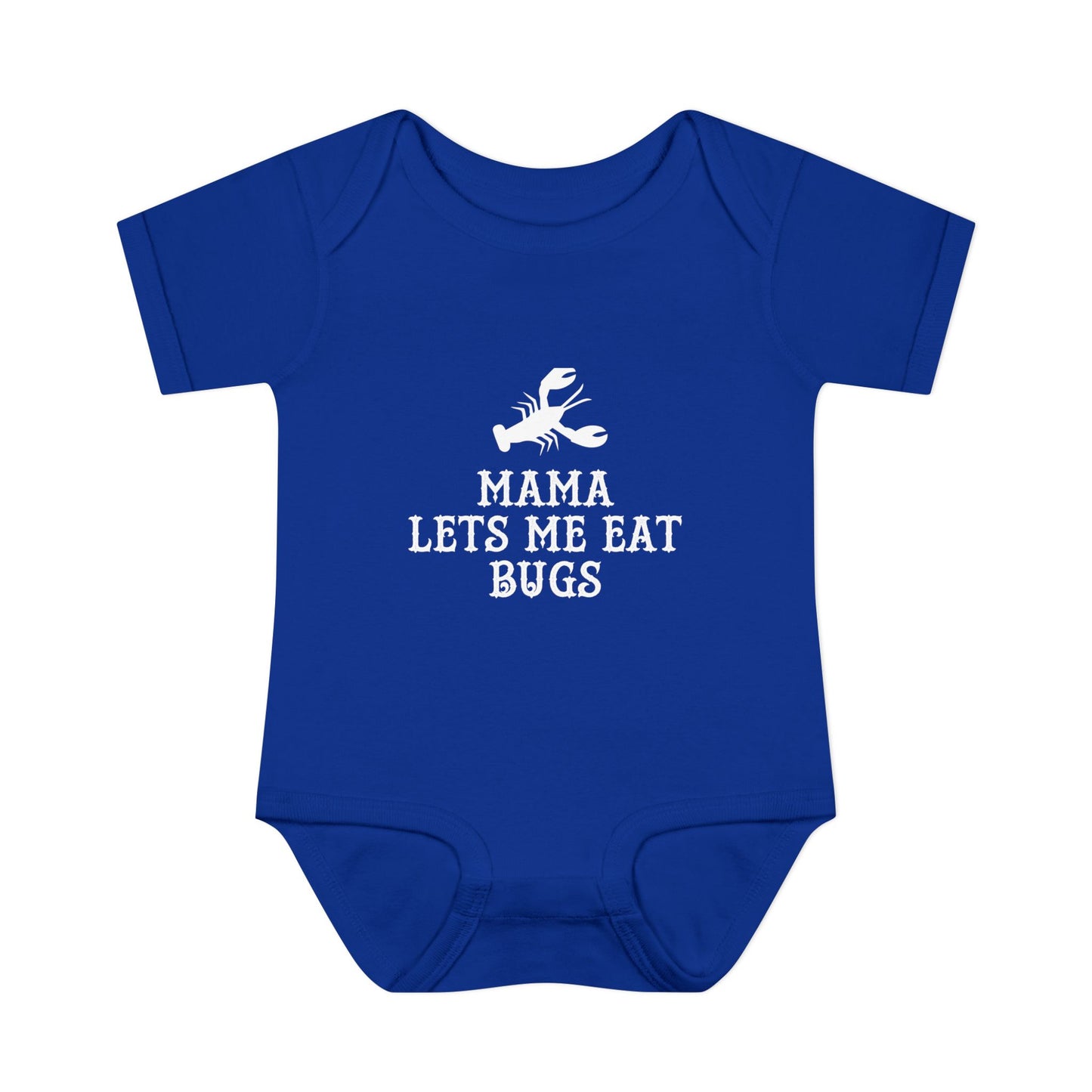 Mama Lets Me Eat Bugs Onesie