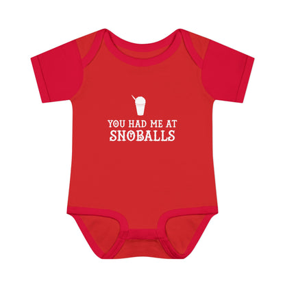 You Had Me at Snoballs Onesie