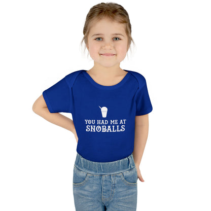 You Had Me at Snoballs Onesie