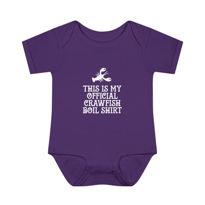 This is my official Crawfish Boil Shirt Onesie
