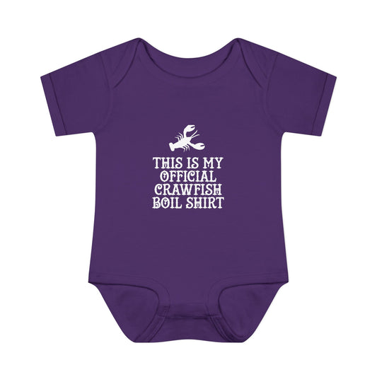 This is my official Crawfish Boil Shirt Onesie
