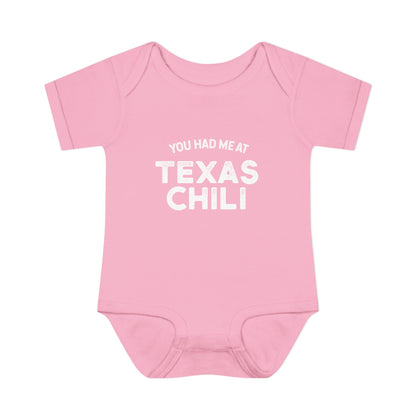 You Had Me at Texas Chili Onesie