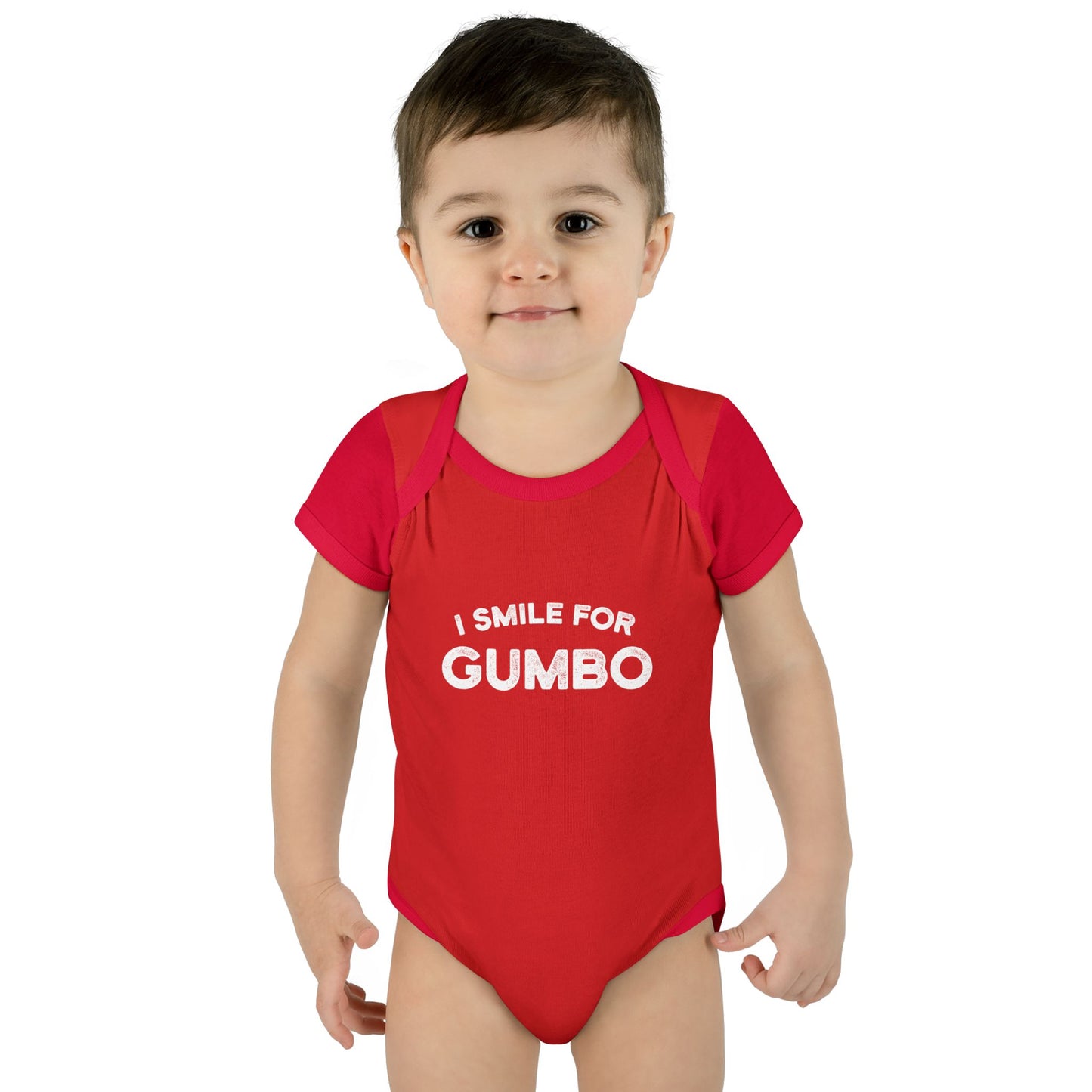 I Smile for Gumbo Onesie
