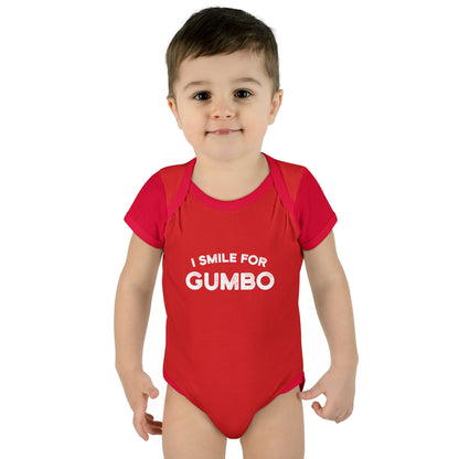 I Smile for Gumbo Onesie