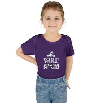 This is my official Crawfish Boil Shirt Onesie