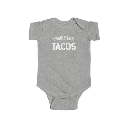 I Smile for Tacos Onesie