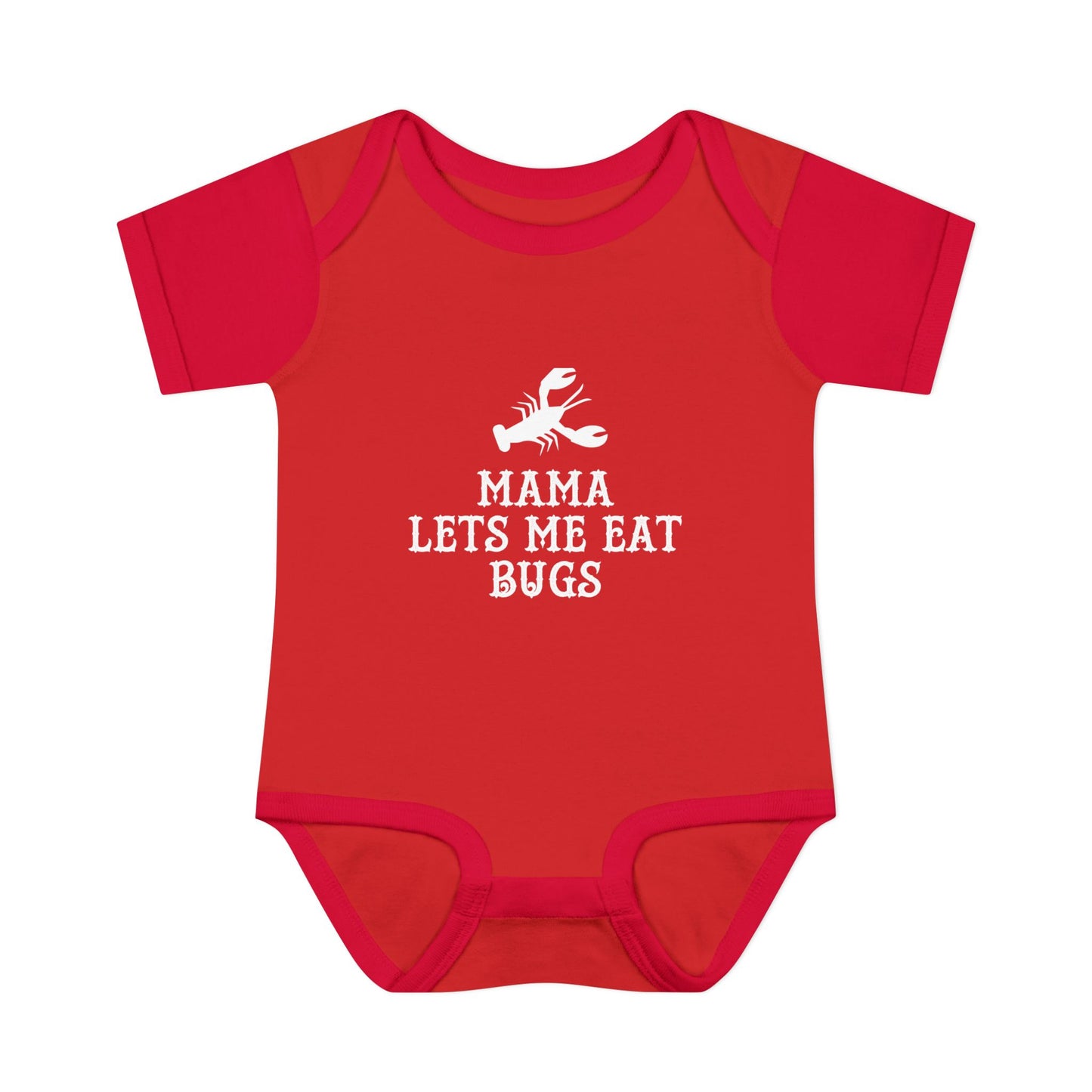Mama Lets Me Eat Bugs Onesie