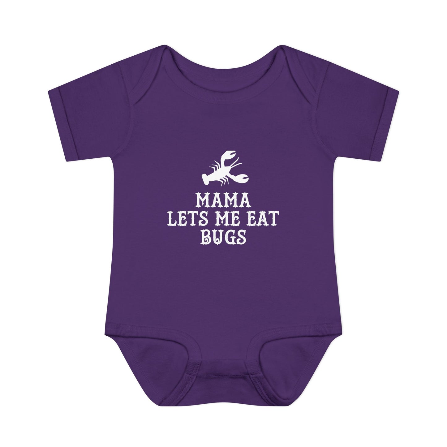 Mama Lets Me Eat Bugs Onesie