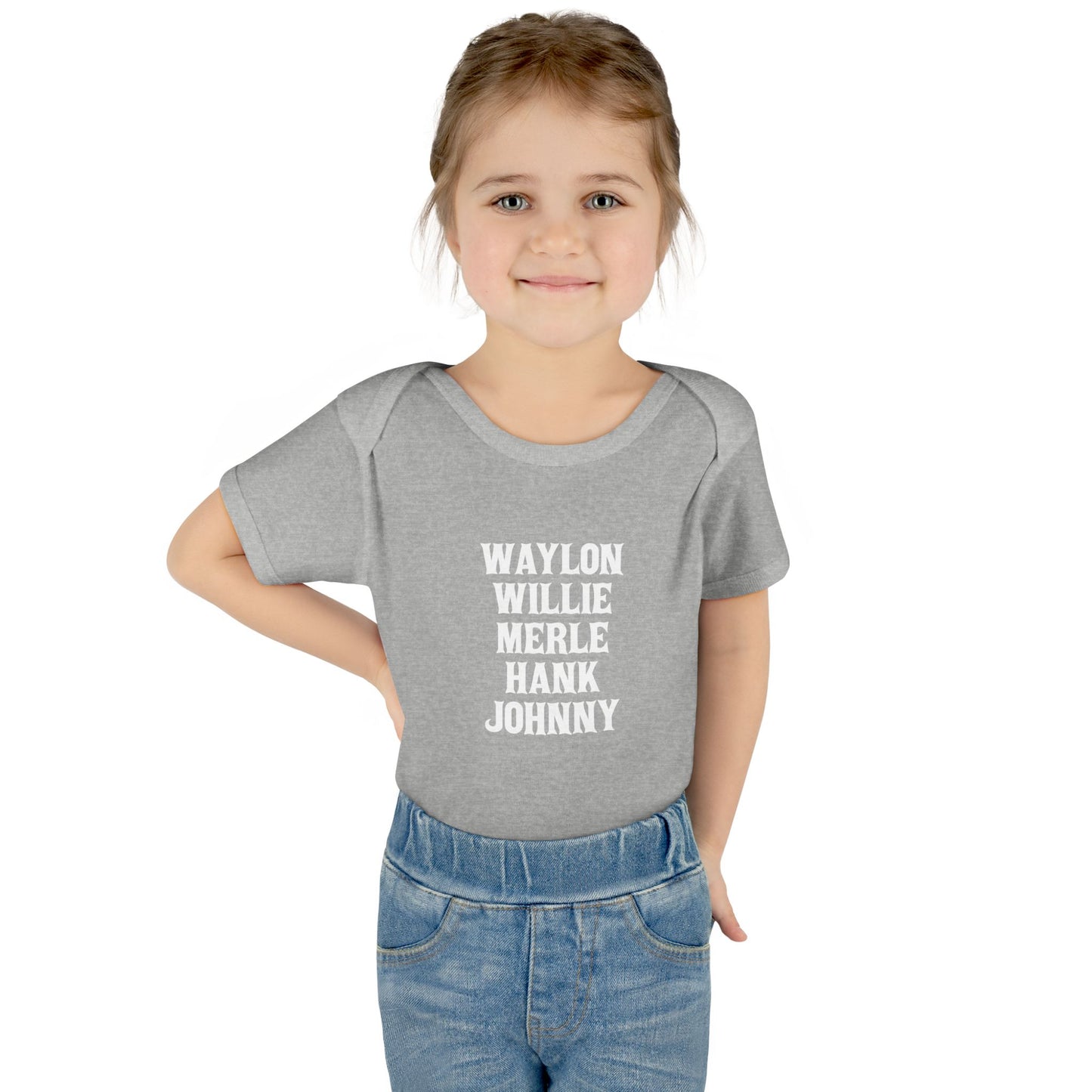 Waylon Willie Merle Hank Jonny Onesie
