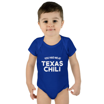 You Had Me at Texas Chili Onesie