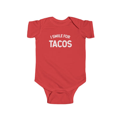 I Smile for Tacos Onesie