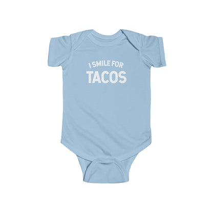 I Smile for Tacos Onesie