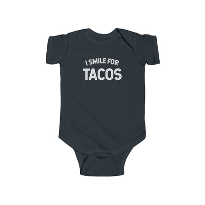 I Smile for Tacos Onesie