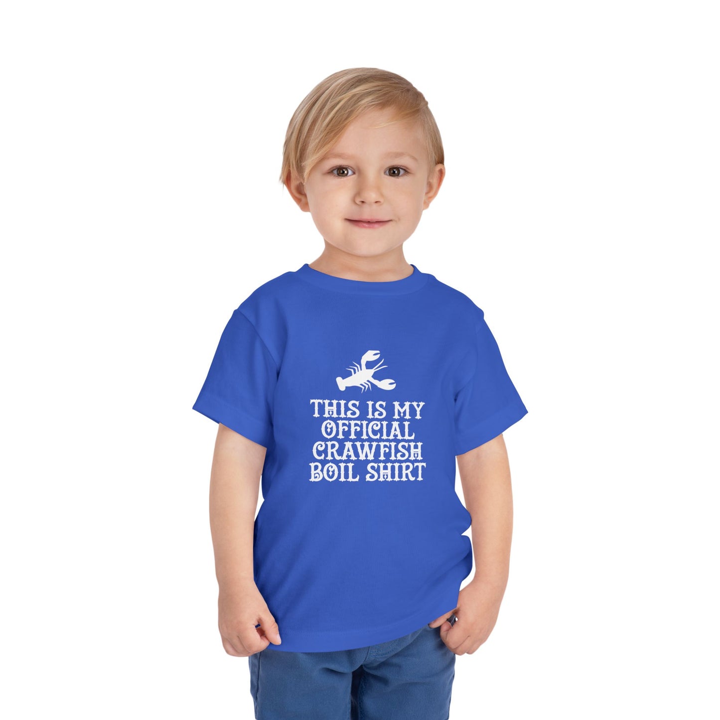 Official Crawfish Boil Toddler T Shirt