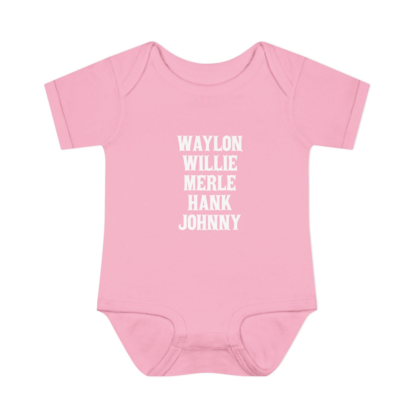 Waylon Willie Merle Hank Jonny Onesie