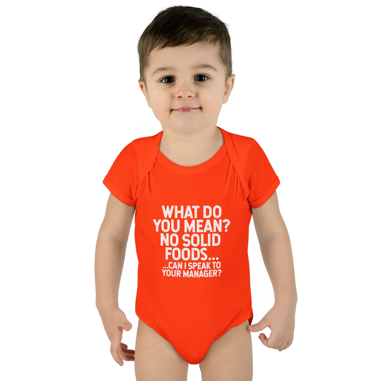 What do you mean no Solid Foods? Onesie