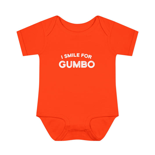 I Smile for Gumbo Onesie