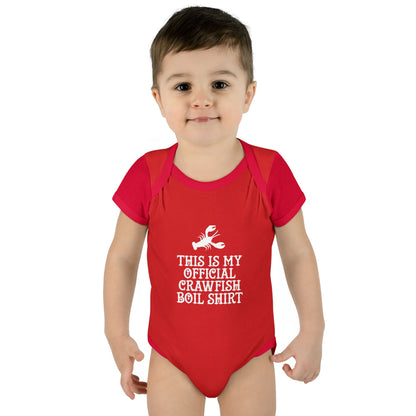 This is my official Crawfish Boil Shirt Onesie