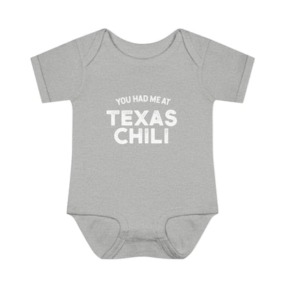 You Had Me at Texas Chili Onesie