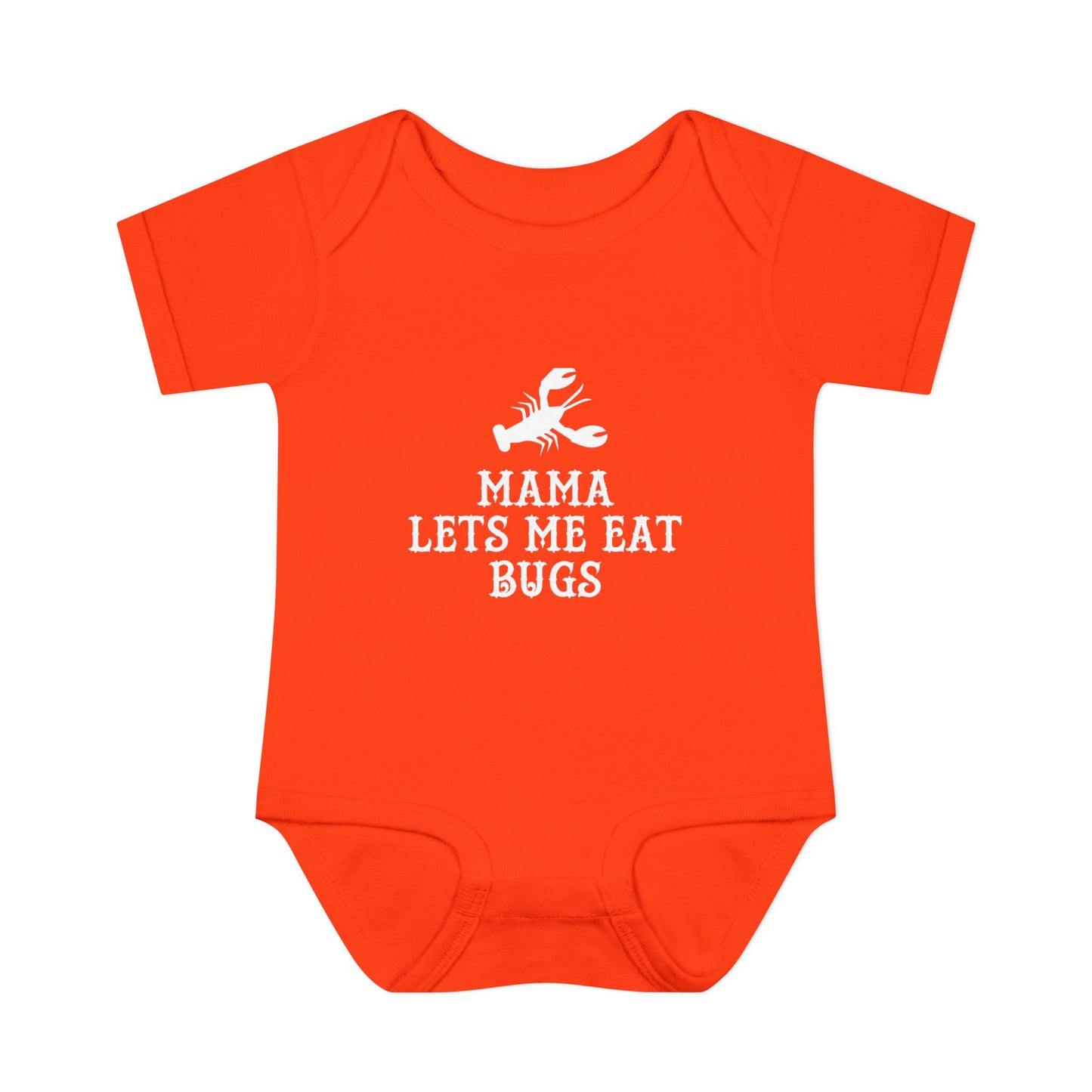 Mama Lets Me Eat Bugs Onesie