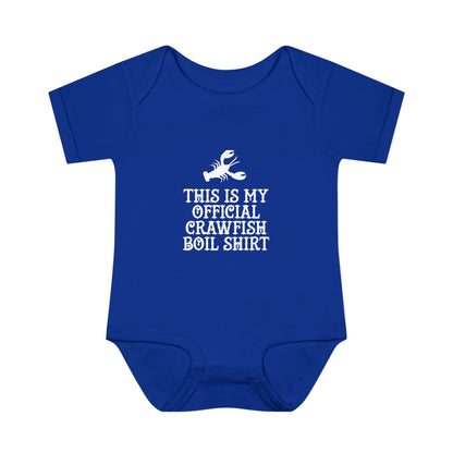 This is my official Crawfish Boil Shirt Onesie