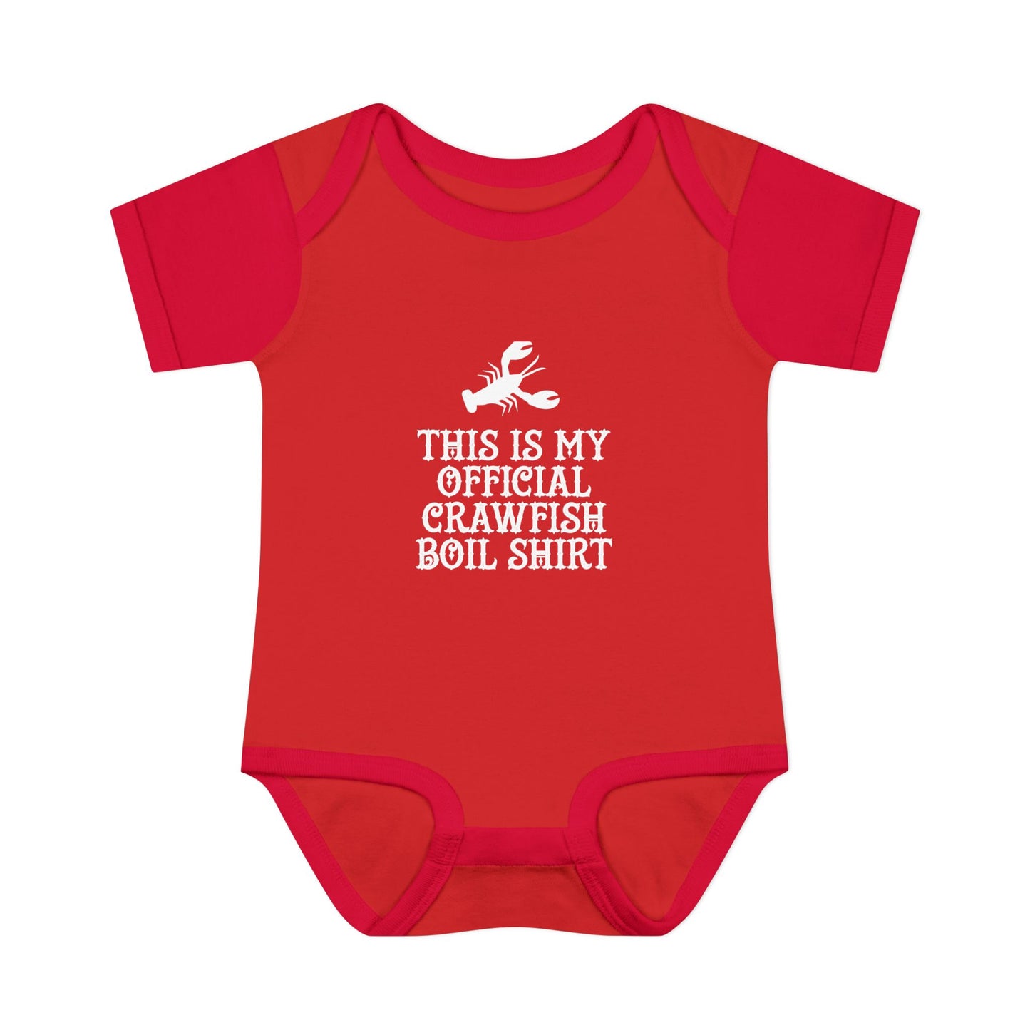 This is my official Crawfish Boil Shirt Onesie