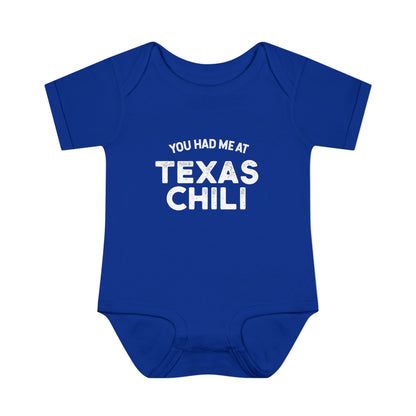 You Had Me at Texas Chili Onesie